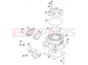 KTM 105 SX (6101F5) [EU] 2006 CYLINDER, CYLINDER HEAD