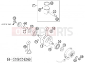 KTM 105 SX (6101F5) [EU] 2006 CRANKSHAFT, PISTON