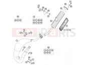 EXHAUST SYSTEM - KTM 85 SX 19/16 (6001E9) [EU] 2005
