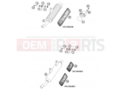 EXHAUST SYSTEM - KTM 125 SX (610130) [EU] 2003