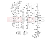 KTM 200 SX (620130) [EU] 2003 SHOCK ABSORBER DISASSEMBLED