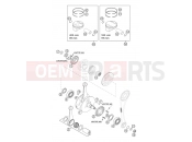 CRANKSHAFT, PISTON - KTM 400 SX RACING (830125) [EU] 2002