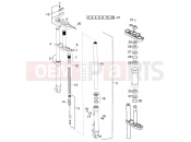 FRONT FORK, TRIPLE CLAMP - KTM 65 SX (600116) [EU] 2001