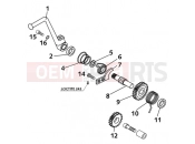 KICK STARTER - KTM 65 SX (600116) [EU] 2001