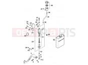 KTM 65 SX (600115) [EU] 2001 REAR BRAKE CONTROL