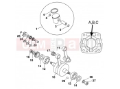 KTM 65 SX (600115) [EU] 2001 CRANKSHAFT, PISTON
