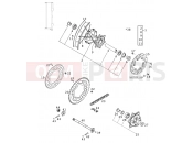 REAR WHEEL - KTM 640 LC4-E SILBER (972608) [EU] 2000