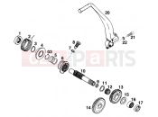 KICK STARTER - KTM 640 LC4-E SILBER (972608) [EU] 2000