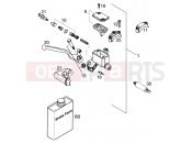 FRONT BRAKE CONTROL - KTM 640 LC4-E SILBER/18,5Lt (972607) [EU] 2000
