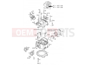 CYLINDER HEAD - KTM 640 LC4-E SILBER/18,5Lt (972607) [EU] 2000