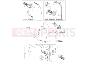 KTM 640 LC4-E (972606) [EU] 2000 HANDLEBAR, CONTROLS
