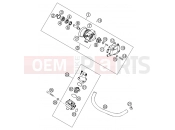 KTM 400 LC4-E (937506) [US] 2000 WATER PUMP