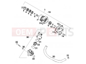 KTM 400 LC4-E (937506) [US] 2000 WATER PUMP