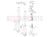 FRONT FORK, TRIPLE CLAMP - KTM 400 LC4-E (930306) [EU] 2000