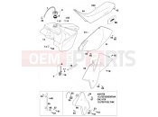 KTM 380 SX (650200) [EU] 2000 TANK, SEAT
