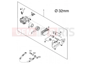 KTM 380 SX (650200) [EU] 2000 REAR BRAKE CALIPER
