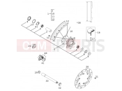 FRONT WHEEL - KTM 380 SX (650100) [US] 2000