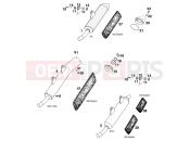 MAIN SILENCER - KTM 125 SX (610100) [US] 2000