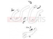 EXHAUST SYSTEM - KTM 400 SX RACING (830205) [EU] 2000