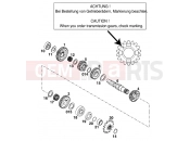 KTM 250 SX (630100) [US] 2000 TRANSMISSION II - COUNTERSHAFT
