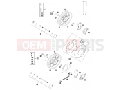 KTM 50 SX JUNIOR (600101) [EU] 2000 FRONT WHEEL