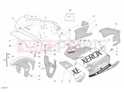 DUCATI 2006 Superbike 999 R XEROX FAIRING » PLASTICS