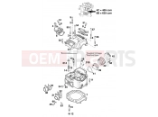 CYLINDER HEAD - KTM 620 EGS-E 11LT ORANGE (972778) [EU] 1997