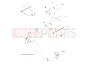 ENGINE | ENGINE, EXHAUST SYSTEM SHIELDS - A18DAE57B2 (101188) - Polaris ACE 570 (R08) (A18DAE57B2) 2018
