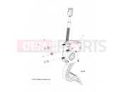 ENGINE | ENGINE, THROTTLE PEDAL - A18DAE57B2 (100299) - Polaris ACE 570 (R08) (A18DAE57B2) 2018