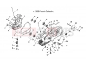 POLARIS PHOENIX 200 (A12PB20AF) ENGINE | ENGINE, CRANKCASE - A12PB20AF (49ATVCRANKCASE10PHX)