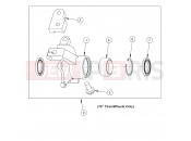 Polaris 2010 LEV GEM - E2/E4/E6/ES/EL/ELXD STEERING | STEERING, KNUCKLE, LEFT, 7.56 DISC - e2/eS (49GEMSTEER11KNUCKLELT)