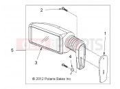 Polaris 2008 LEV GEM - E2/E4/E6/ES/EL/ELXD BODY | BODY, MIRROR, SIDE - e2/e4/e6/eS/eL/eLXD (49GEMBODY11MIRROR)