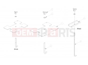 Polaris 2008 LEV GEM - E2/E4/E6/ES/EL/ELXD ELECTRICAL | ELECTRICAL, BATTERY HOLD DOWN - e2/e4/eS (49GEMELECTRICAL11BATTERYHOLD)