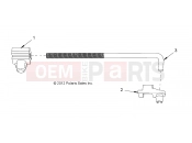 Polaris 2007 LEV GEM - E2/E4/E6/ES/EL/ELXD BODY | BODY, LINKAGE ROD, PACK LATCH - e2/e4/e6 (49GEMBODY11LINKAGE)