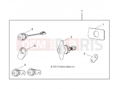 Polaris 2007 LEV GEM - E2/E4/E6/ES/EL/ELXD BODY | BODY, LOCK SET W/HANDLE, MATCHED - e2/e4/e6 (49GEMBODY11LOCK)