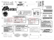 Polaris 2007 LEV GEM - E2/E4/E6/ES/EL/ELXD DECALS | DECALS, 2011 - eS (49GEMDECALS11DECALSES)