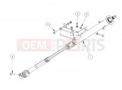 Polaris 2007 LEV GEM - E2/E4/E6/ES/EL/ELXD STEERING | STEERING, COLUMN, SPLINED - e2/e4/e6/eS/eL/eLXD (49GEMSTEER11COLUMNSPLINED)