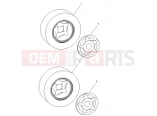 Polaris 2007 LEV GEM - E2/E4/E6/ES/EL/ELXD WHEELS | WHEELS, OPTIONS, CHROME and SILVER - e2/e4/eS/eL (49GEMOPTIONS11WHLCHROMEE2)