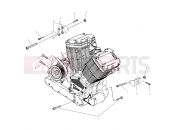 VICTORY SPECIAL EDITION (V00CB15DAS) ENGINE | ENGINE, MOUNTING - V00CB15DCS (4960146014C002)