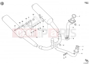 DUCATI Supersport 1000 SS EXHAUST SYSTEM » EXHAUST SYSTEM