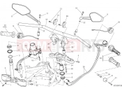 DUCATI 2014 Diavel Carbon HANDLEBAR [MOD:DVLC]