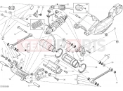 DUCATI 2014 Diavel Carbon REAR SHOCK ABSORBER [MOD:DVLC]