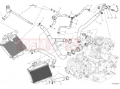 DUCATI 2015 Diavel COOLING CIRCUIT [MOD:DVL]