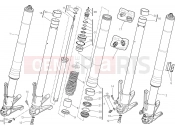 DUCATI Diavel Titanium FRONT FORK [MOD:DVLR;XST:CHN]