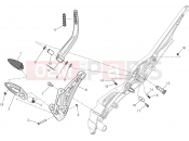 DUCATI Diavel Titanium FOOTRESTS, RIGHT [MOD:DVLR]