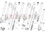 DUCATI Hypermotard SP FRONT FORK [MOD:HYM-SP;XST:AUS,EUR,FRA,JAP]