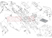 DUCATI 2015 Monster 821 REAR FRAME COMP. [MOD:M 821]