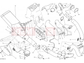 DUCATI 2015 Monster 821 Stripe EXHAUST SYSTEM [MOD:M821 STR]