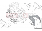 DUCATI 2015 Monster 821 Stripe HALF FAIRING [MOD:M821 STR]