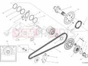 DUCATI 2015 Monster 1200 S Stripe REAR WHEEL SPINDLE [MOD:M1200STR]